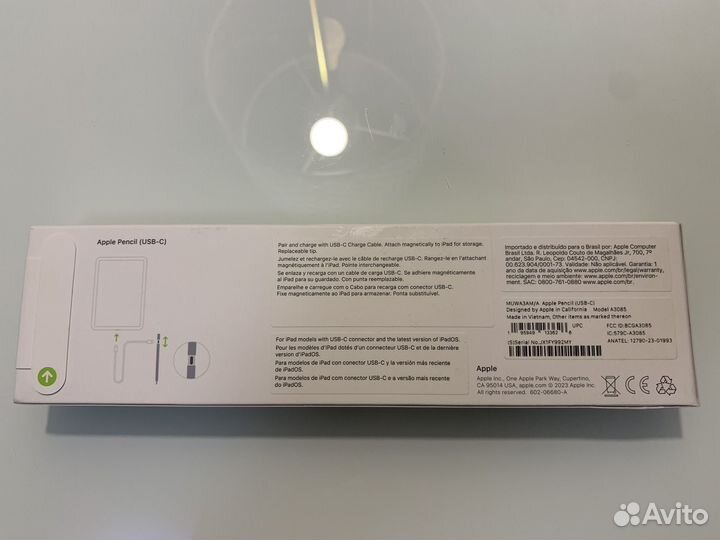 Стилус Apple Pencil (USB-C) оригинал