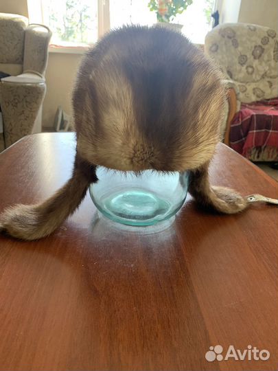 Шапка норковая 58 размер женская