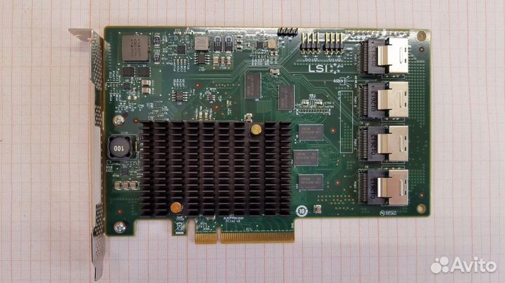 Контроллер HBA LSI SAS9201-16i SAS2/sata3 16xHDD