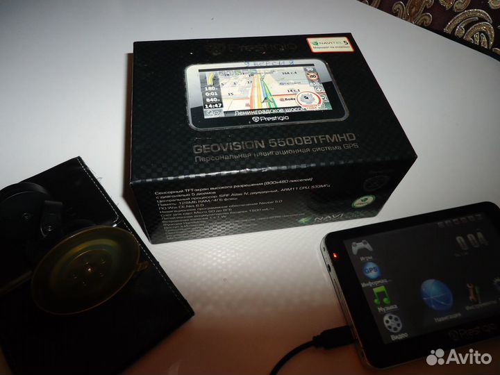 Навигатор Prestigio Geovision 5500btfmhd