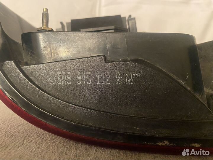 Фонарь задний правый volkswagen passat b4