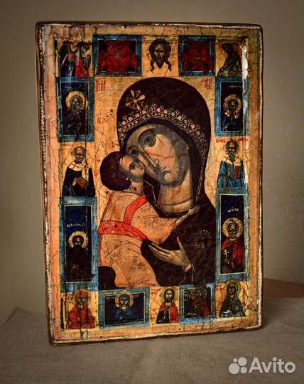 Икона Богоматерь Умиление с Деисусом. Игоревская