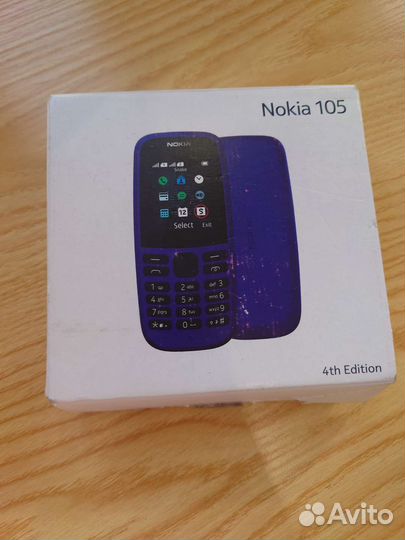 Nokia 105 2-sim синий