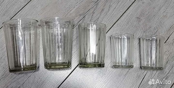 Стаканы граненые СССР