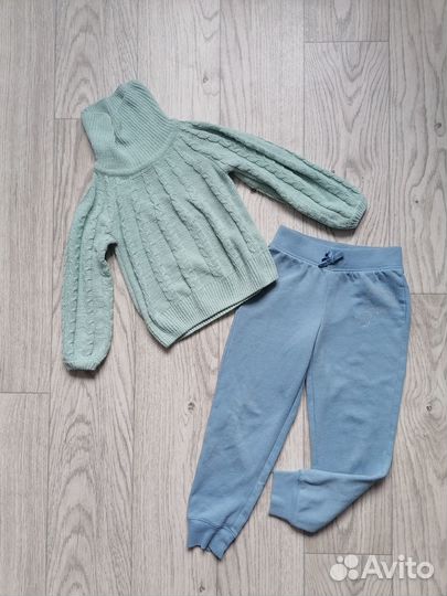 Пакет одежды на девочку 104-110