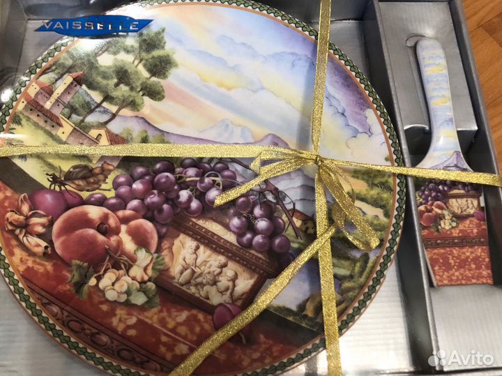 Набор для торта блюдо+лопатка