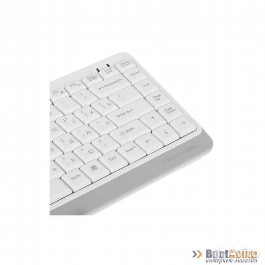 Клавиатура A4Tech Fstyler FKS11 белый/серый