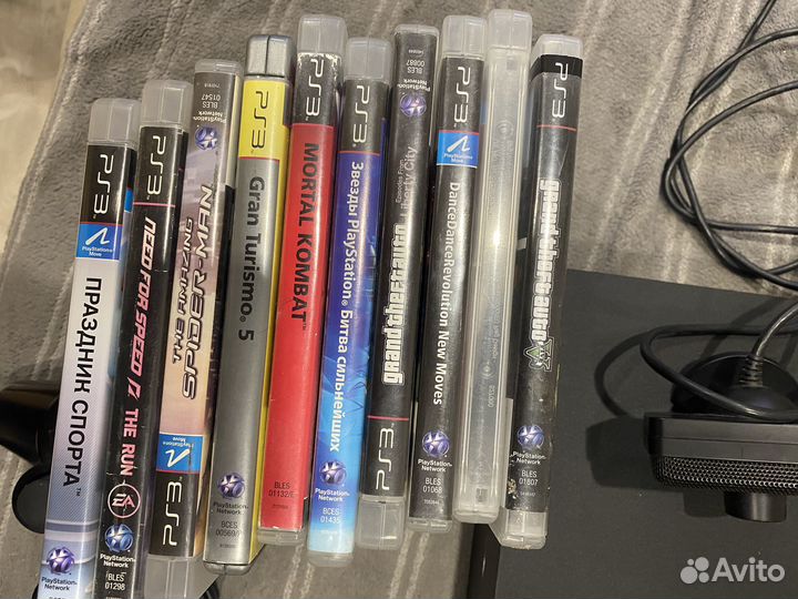 Игровая приставка ps3 с играми