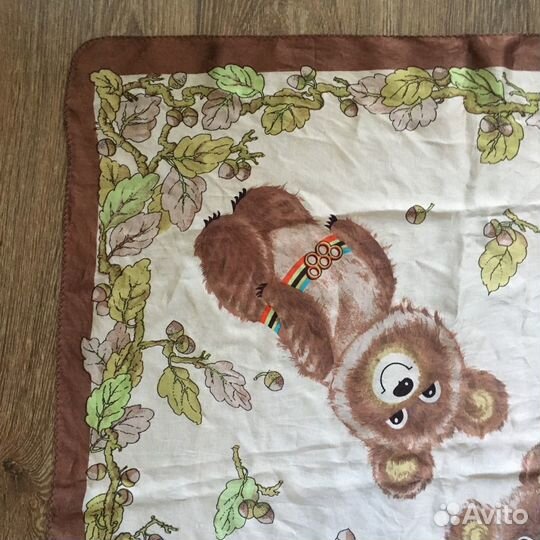 Головной платок СССР Олимпиада-80, Мишка