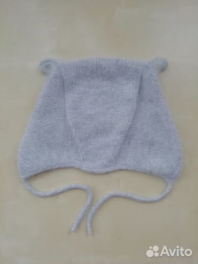 Шапка чепчик с ушками