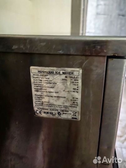 Ледогенератор hoshizaki