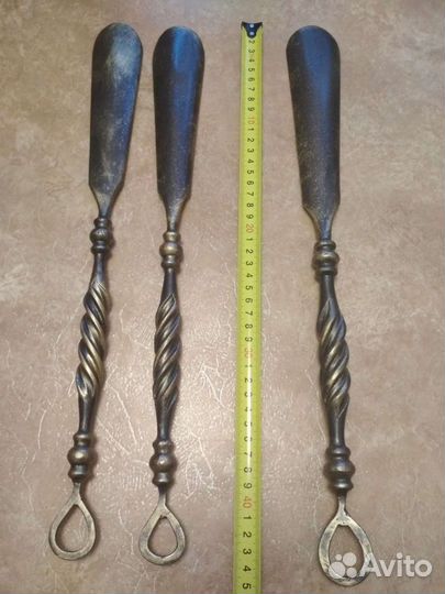 Лопатка для обуви (ложка) кованая