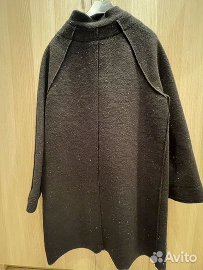 Пальто шерстяное без подклада