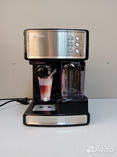 Кофеварка рожковая vitek VT-1514BK