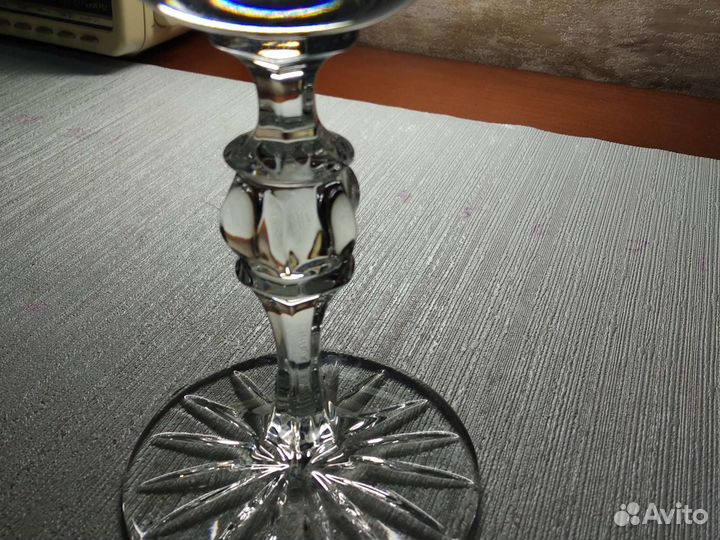 Ваза-конфетница хрустальная ссср. Винтаж. 1970-гг