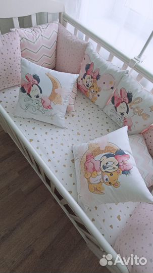 Бортики в детскую кроватку новые