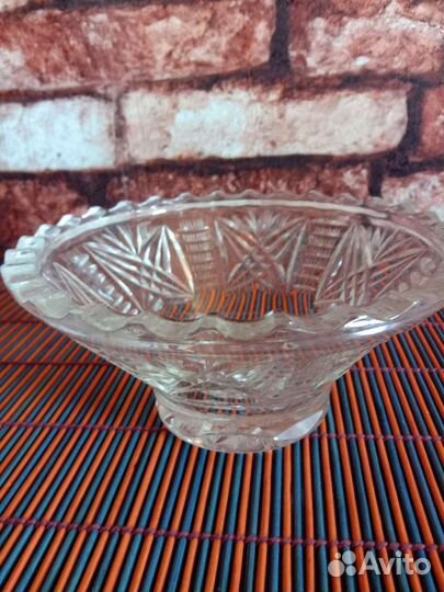 Вазочки хрустальные времён СССР