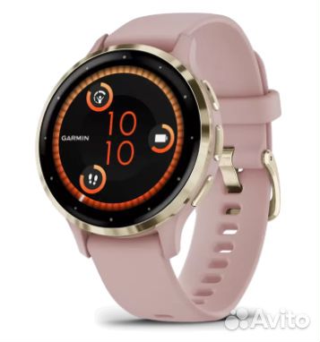 Смарт-часы Garmin Venu 3S, GPS, Wi-Fi, Pink Dawn +