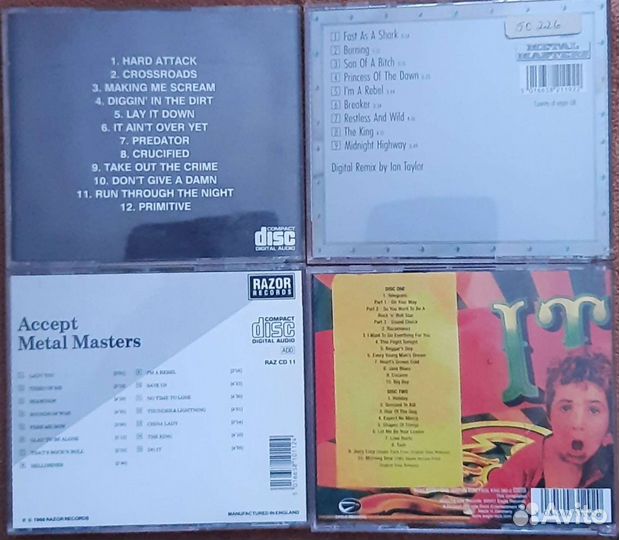 Overkill, Megadeth, Accept CD