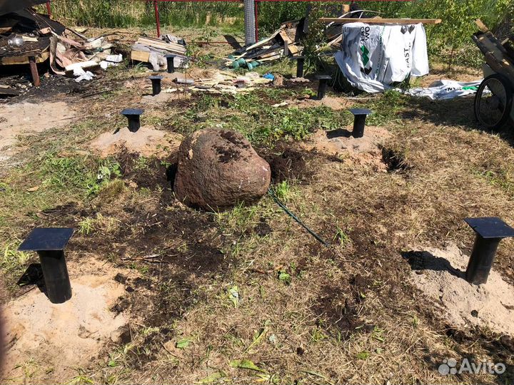 Ручной и механический монтаж сваи