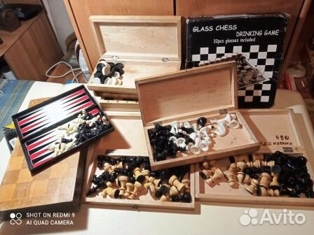 Шахматы настольные, дорожные, пьяные, шашки