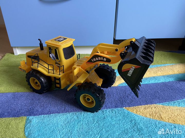 Бульдозер экскаватор машинка