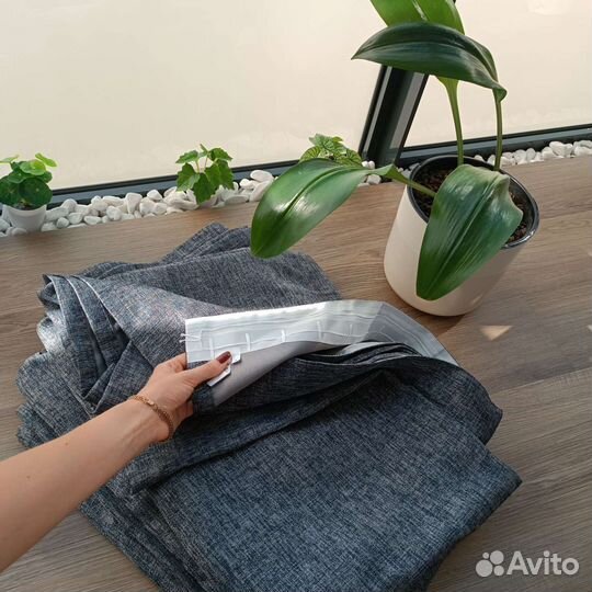 Шторы мешковина под лён ширина 4м и 5м высота 2.7м