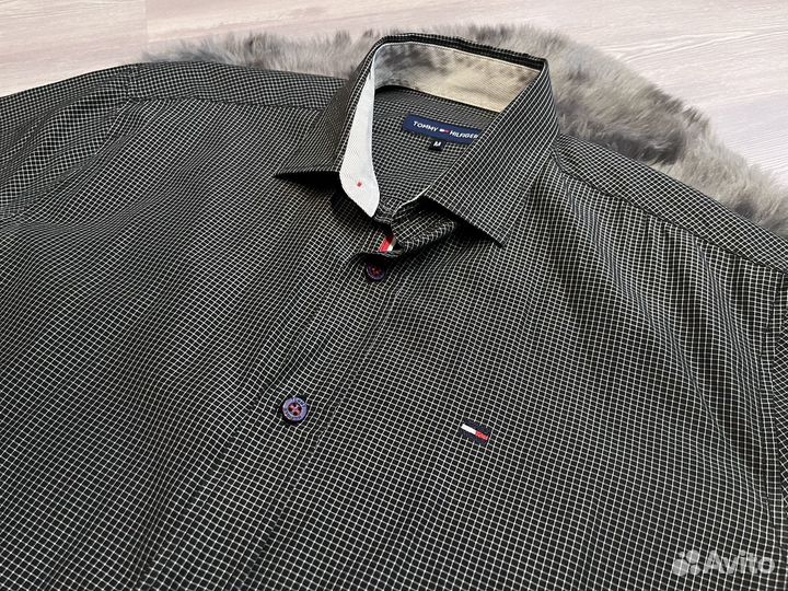 Tommy hilfiger рубашка мужская хлопок M