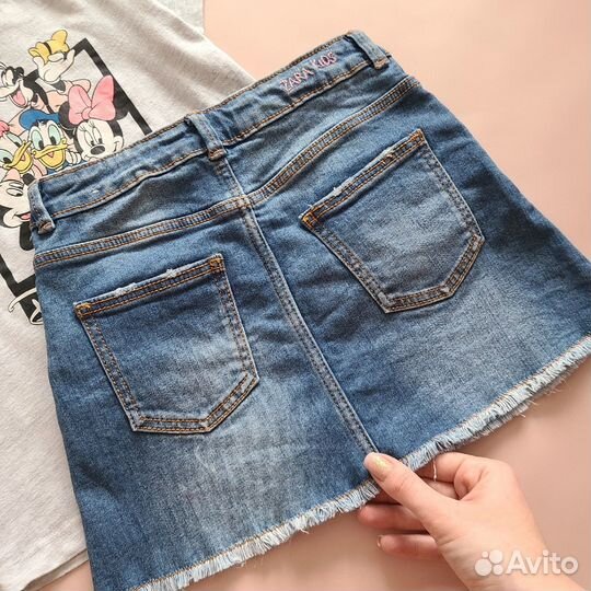 Юбка джинсовая Zara для девочки 116