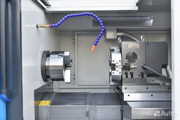 Токарный станок с чпу по металлу CK 35x400 гидро