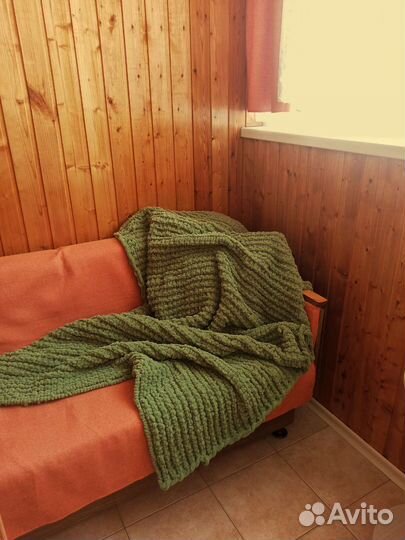 Плед вязаный