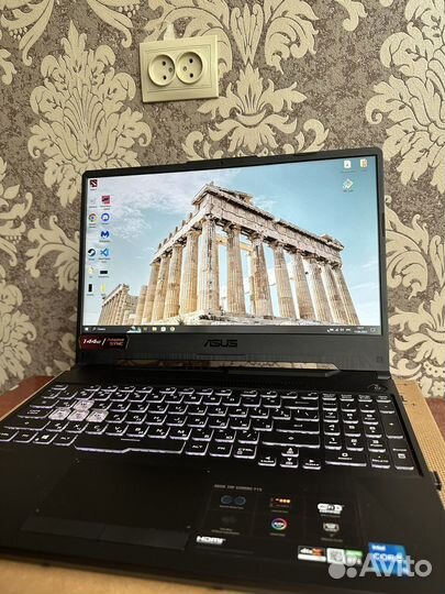 Игровой ноутбук Asus tuf fx506 16 озу, 3050