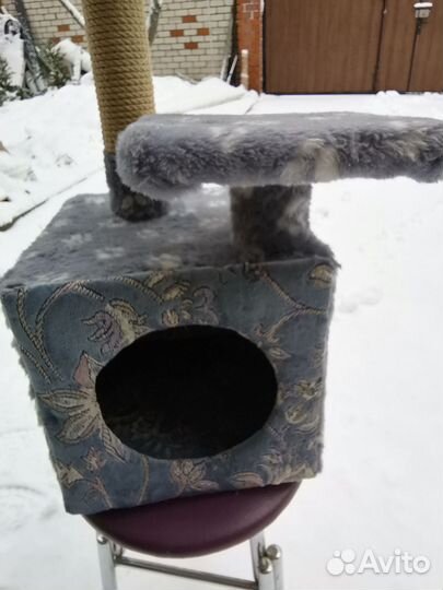 Когтеточка 110см,лотки,домики для животных