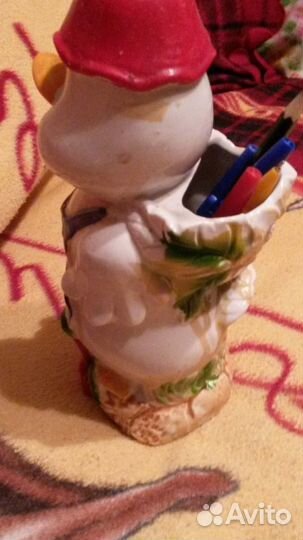 Карандашница-уточка керамическая