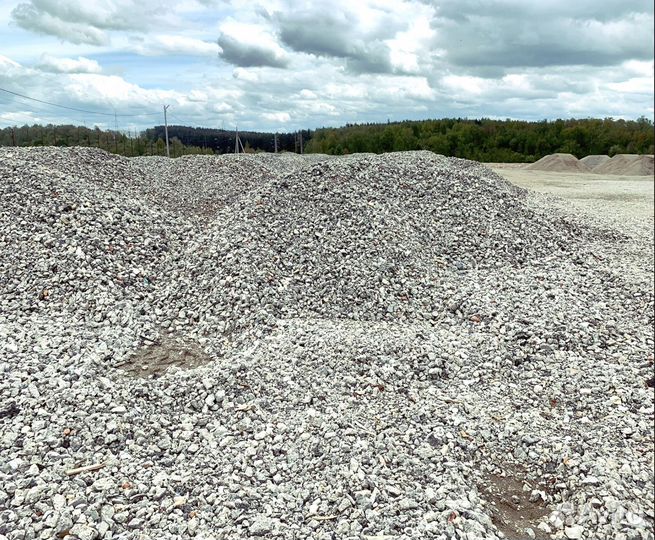 Щебень гравийный доставка