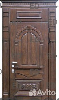 Элитная парадная дверь массив дерева