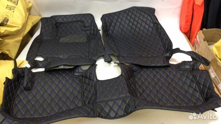 3D Коврики Geely Салон Багажник из Экокожи