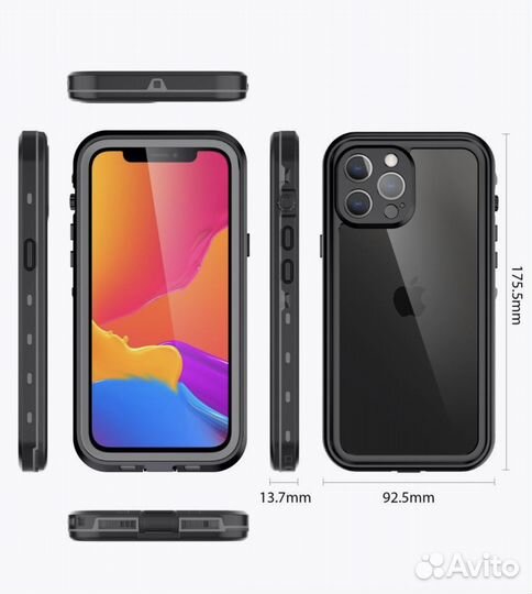 Чехол водонепроницаемый Redpepper для iPhone