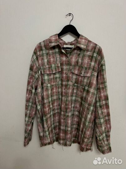 Рубашка в клетку оверсайз (premium)