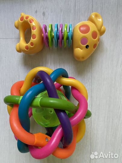 Детский развивающий коврик и мобиль