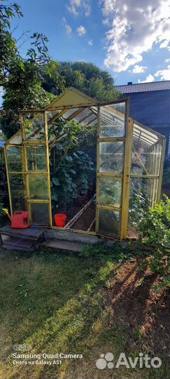 Каркас для теплицы под стекло, 2,5 на 11 метров