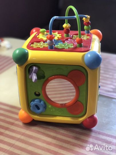 Развивающий кубик жирафики