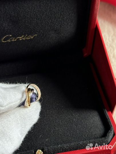 Браслет Cartier Trinity оригинал, синяя нить