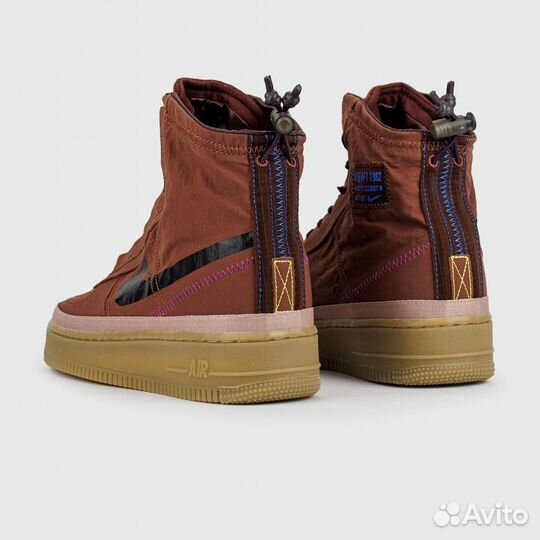 Кроссовки Nike Air Force 1 Shell Brown