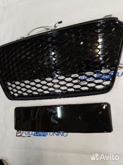 Решетка радиатора Audi a8 d4 стиль rs8 рест