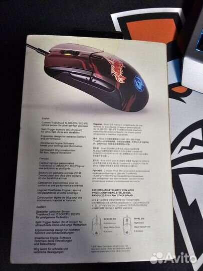 Игровая мышь steelseries rival 310 howl csgo