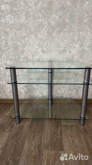 Продам стеклянную тумбу под tv