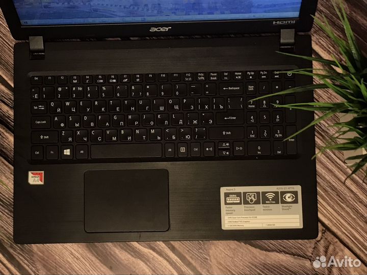 Мощный ноутбук Acer 15.6/SSD Рюкзак в подарок