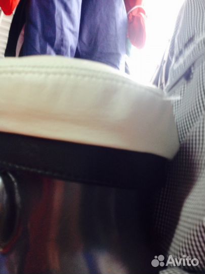 Фуражка картуз кожаный AiS новая. Белая бежевая