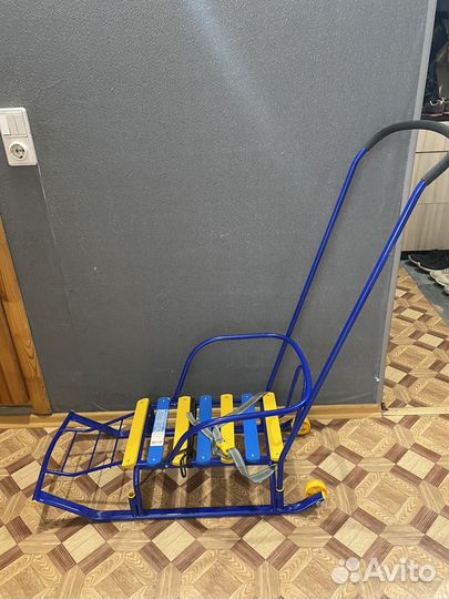 Детские зимние санки. Новые